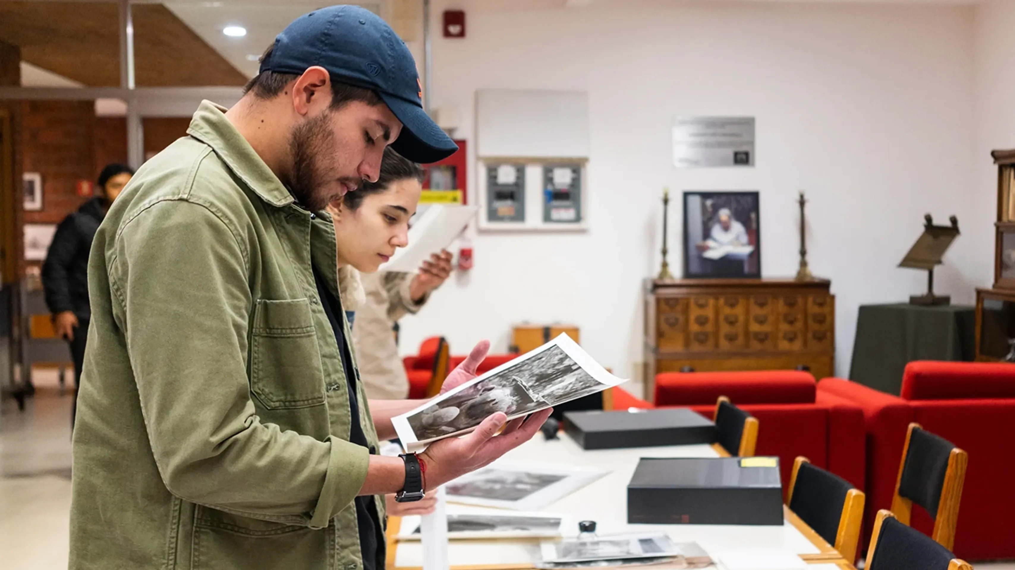 Estudiantes del departamento de Historia en la IBERO.